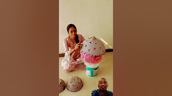 beautiful lantern making from waste paper