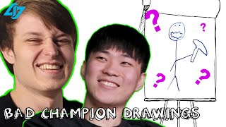 Guess That Champion?!? - CLG Draws Their First LoL Champion screenshot 2