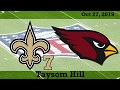 Taysom Hill 2019-10-27 vs Cardinals