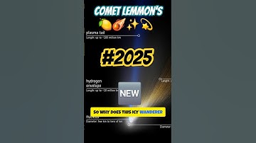 Comet Lemmon’s 🍋 ☄️✨💫 | #astrophysics #universe #astronomy #science #blackhole #nasa #2025  #new