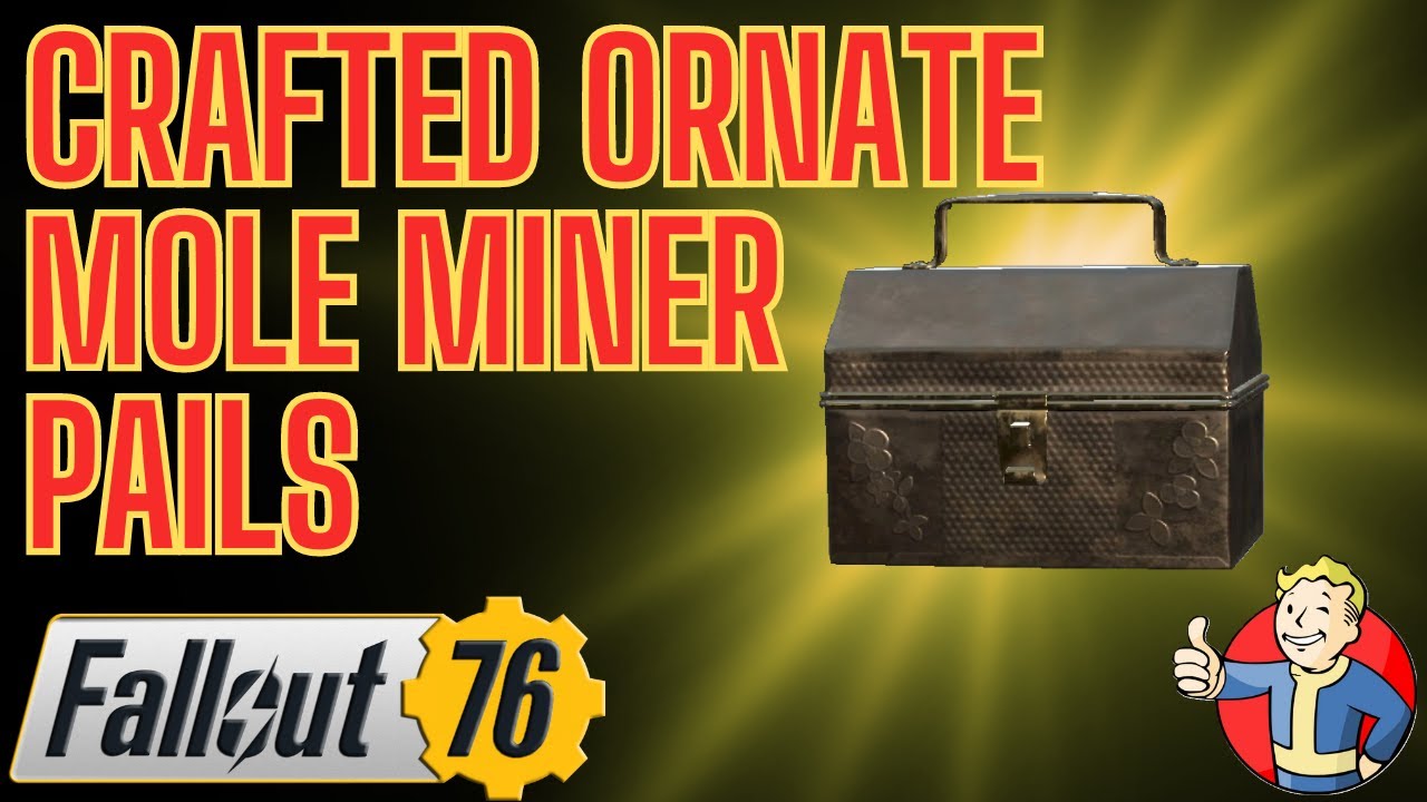 Treasure Hunter Event! Mole Miner Pails Part 1 Fallout76 YouTube