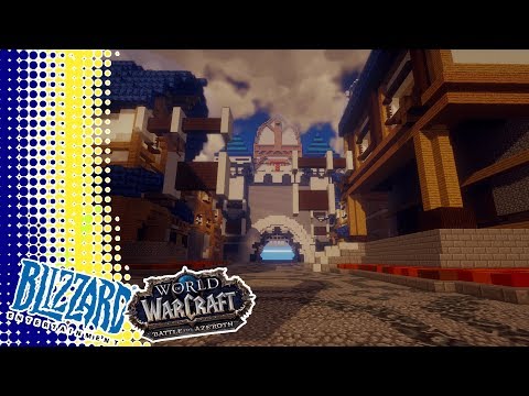 "For the Alliance!" Stormwind Timelapse in Minecraft