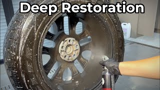 Restoration of Dirty Land Rover: Wheels, Interior, and Exterior