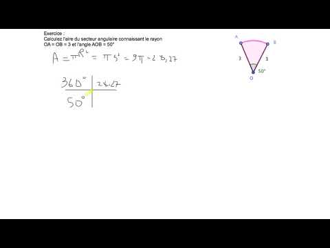 Vidéo: Comment Calculer Le Secteur