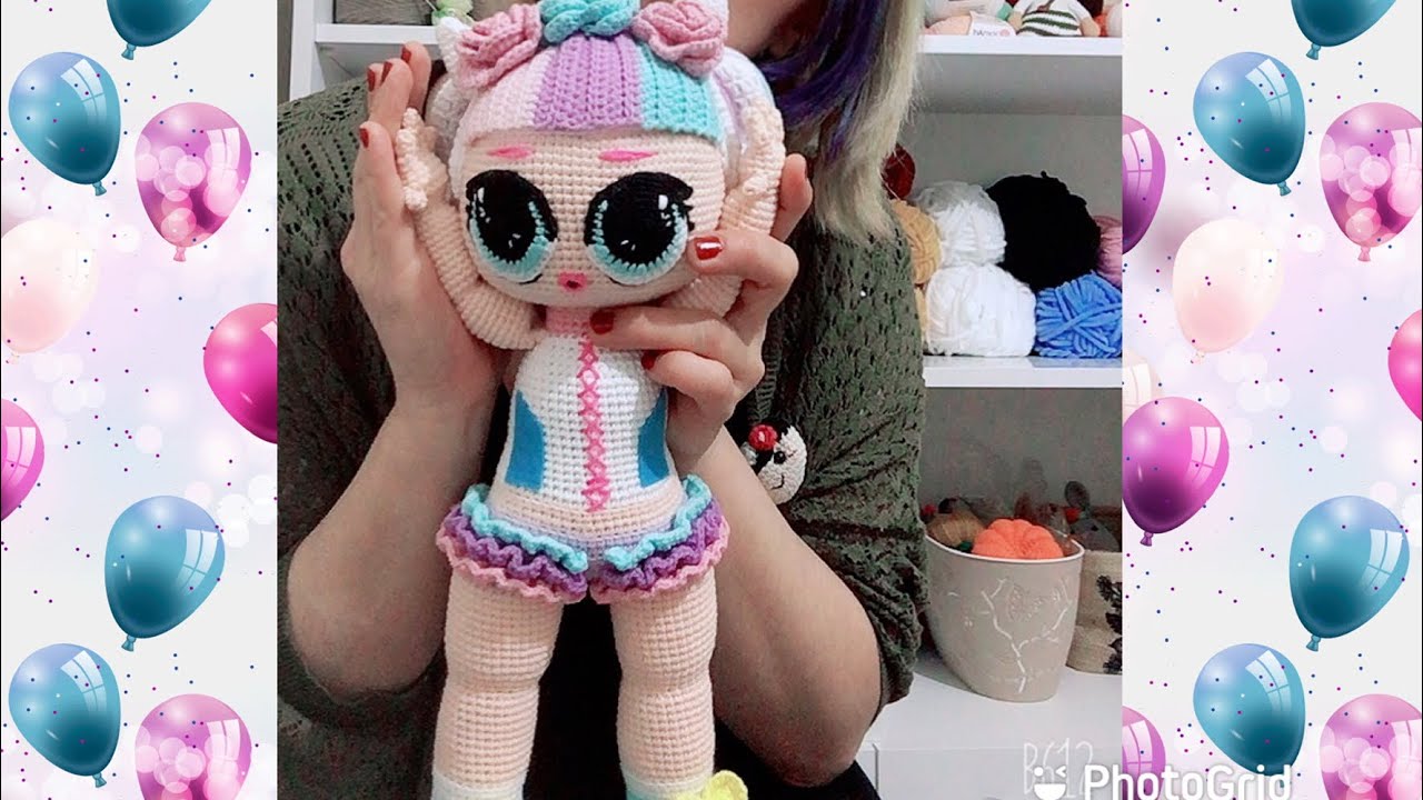 AMİGURUMİ UNİCORN LOL BEBEK (SOL EL YAPIMI) #amigurumibebekyapımı #amigurumilolbebekyapımı