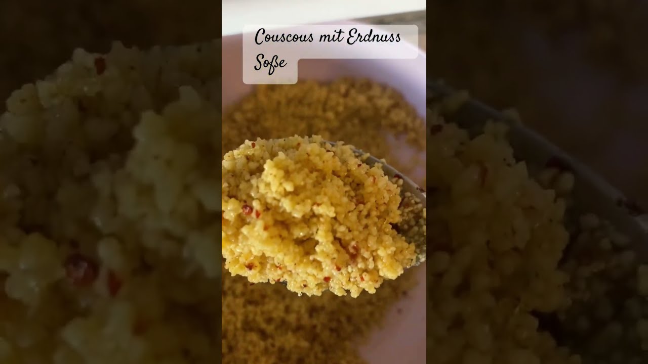 Couscous mit Erdnuss Butter Sauce Hähnchenbrust Filet - YouTube