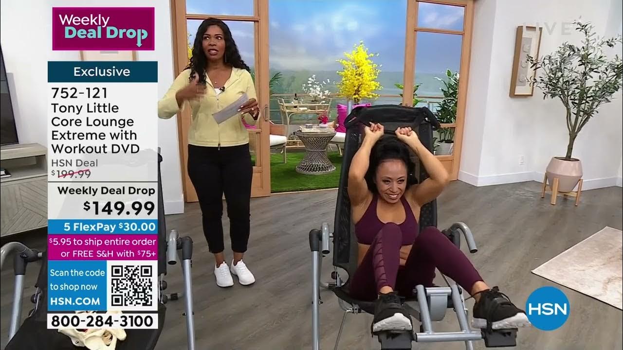 Tony Little Core Lounge Extreme with Workout DVD YouTube