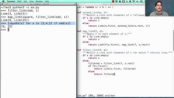 61A Spring 2015 Lecture 18 Video 3