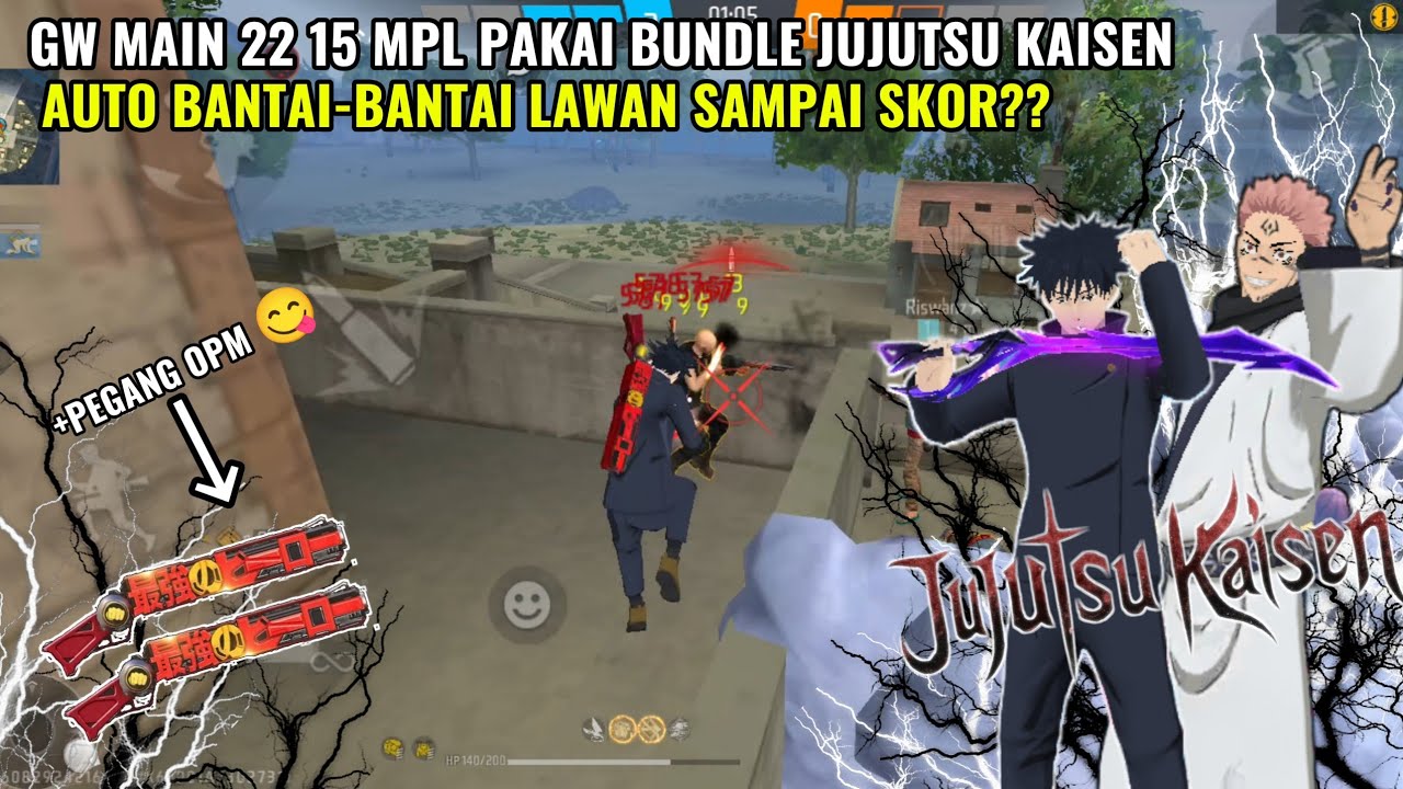 MIC CHECK 22 15K MPL BARENG TEMAN OFFLINE PAKAI BUNDLE JUJUTSU KAISEN AUTO BIKIN LAWAN GA BERKUTIK!!