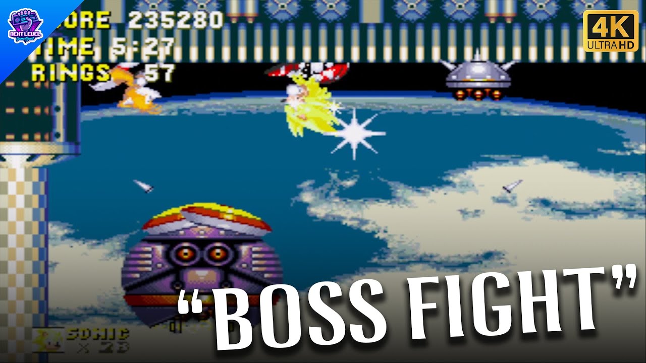 BOSS FIGHT - Death Ball - Sonic The Hedgehog 3 and knuckles - 4K 60FPS ...
