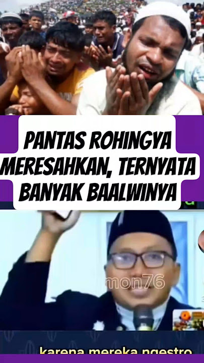 Pantas rohingya meresahkan dan selalu bikin gaduh, ternyata banyak habib2 baalwinya