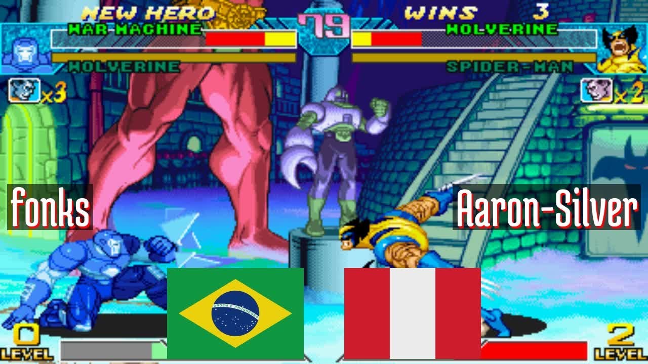 Capcom Aaron FT5 @mvsc: fonks (BR) vs Aaron-Silver (PE) [Marvel vs Capcom Fightcade ...