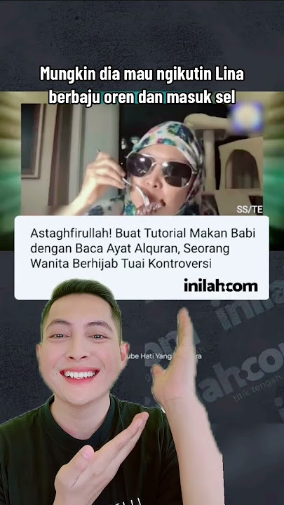 Dewi Bulan muslim berhijab tp  Makan Babi dgn mengucap Bismillah & Al Fatihah #adisyahreza #shorts