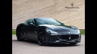 2018 Maserati GranCabrio Sport Nero Carbonio Maserati Paint Code