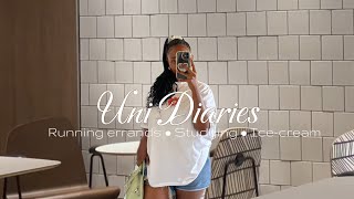 UNI DIARIES: Weekend rest, grocery shopping, laundry, studying, ice-cream #unidiaries #newvideo