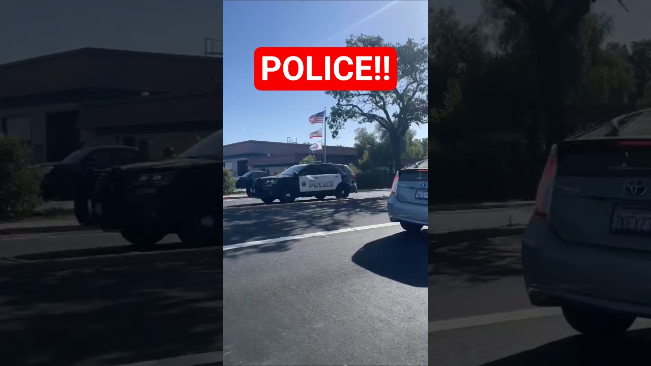 POLICE CARS RUSHING DOWN THE ROADS! 