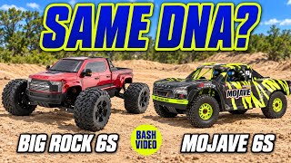 ARRMA Big Rock & Mojave 6S - Same Size, Different Attitude!