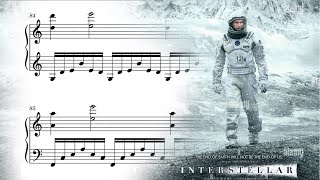 Interstellar Main Theme - Piano Version (Piano Tutorial)