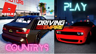 How Different Countries Play Driving Empire (Roblox)