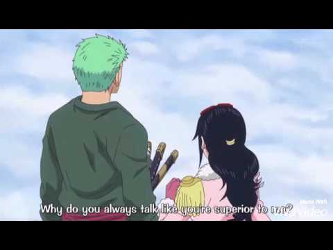 Zoro verbally bitch slaps Tashigi