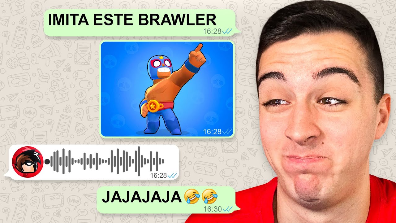 YOUTUBERS IMITANDO BRAWLERS 🤣 Especial AUDIOS en Brawl Stars 👀🚨