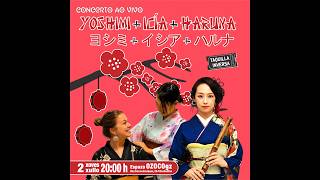 Concerto ao vivo. Icía Varela + Haruna Chatani + Yoshimi Tsujimoto
