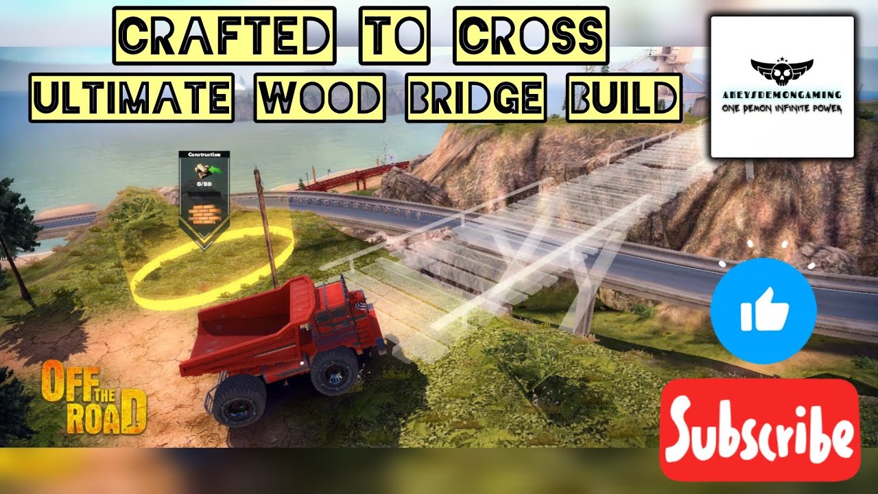 🏗️ WOOD + WHEELS = WONDER! 🚧 CRAFTED TO CROSS – ULTIMATE WOOD BRIDGE BUILD SUCCESS IN OTR 1 🌲⚙️💥