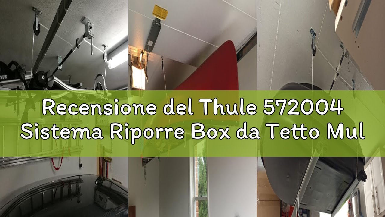 Recensione del Thule 572004 Sistema Riporre Box da Tetto Multilift 572