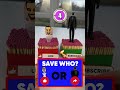 🟢🔴 Do You Choose to Rescue the Skibidi Toilet 🚽🤍 or The Cameraman? 🎥