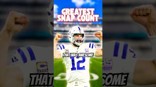 Andrew Luck Has The Greatest Snap Count Of All Time