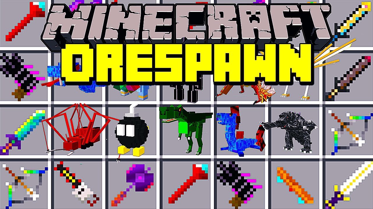 Minecraft Orespawn Mod Ultimate Bosses Mobs Pets Dungeons Items More Modded Mini Game Youtube
