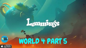 Lemmings: World 4 Part 5 , iOS/Android Game