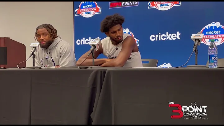 Jackson State players Shedeur Sanders & Aubrey Mil...