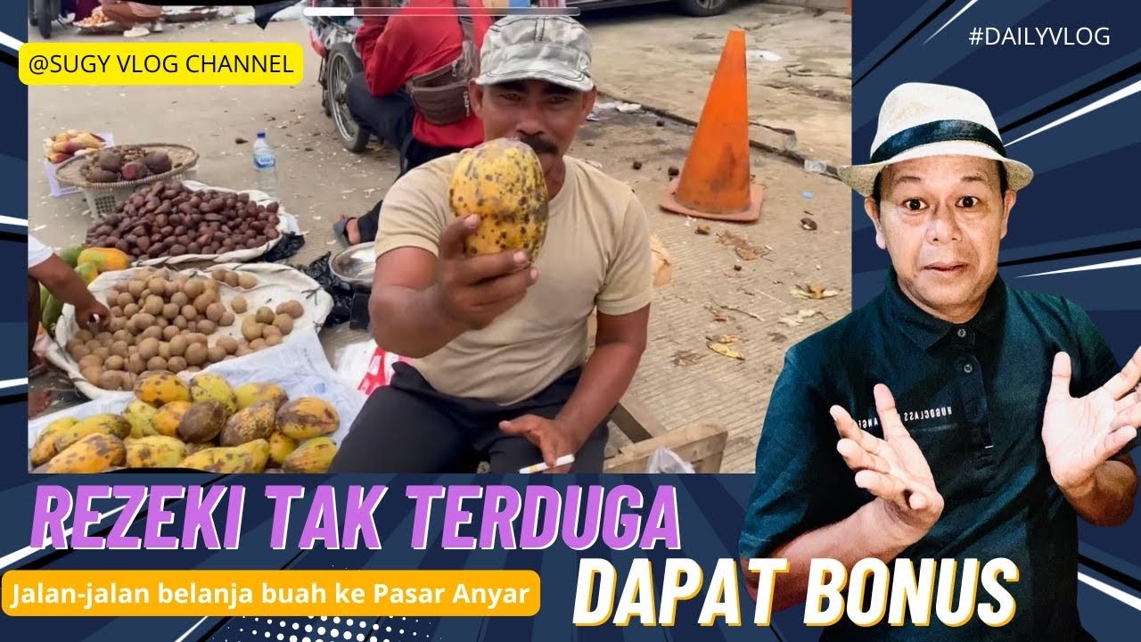 Rezeki Tak Terduga! Jalan-jalan ke Pasar Dapat Hadiah dari Abang Buah |#vlogs #pasartradisional 