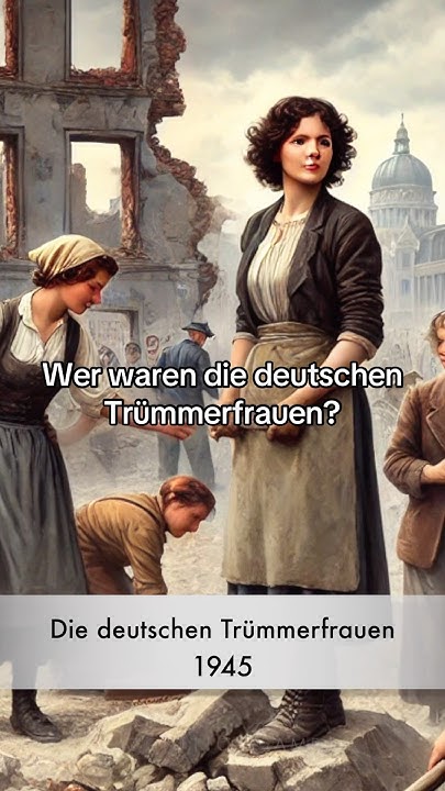 Die Trümmerfrauen wissen geschichte frauen wiederaufbau 1945 