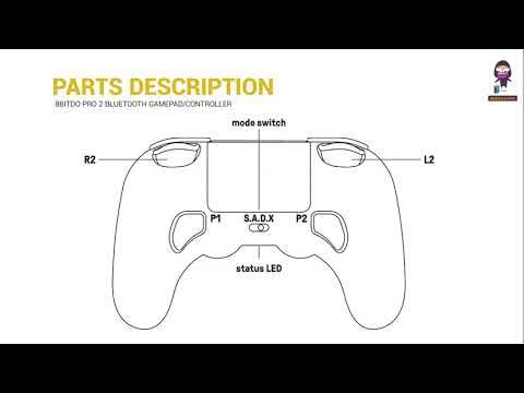 How to Set Up and Use the 8BitDo Pro 2 Bluetooth Gamepad/Controller