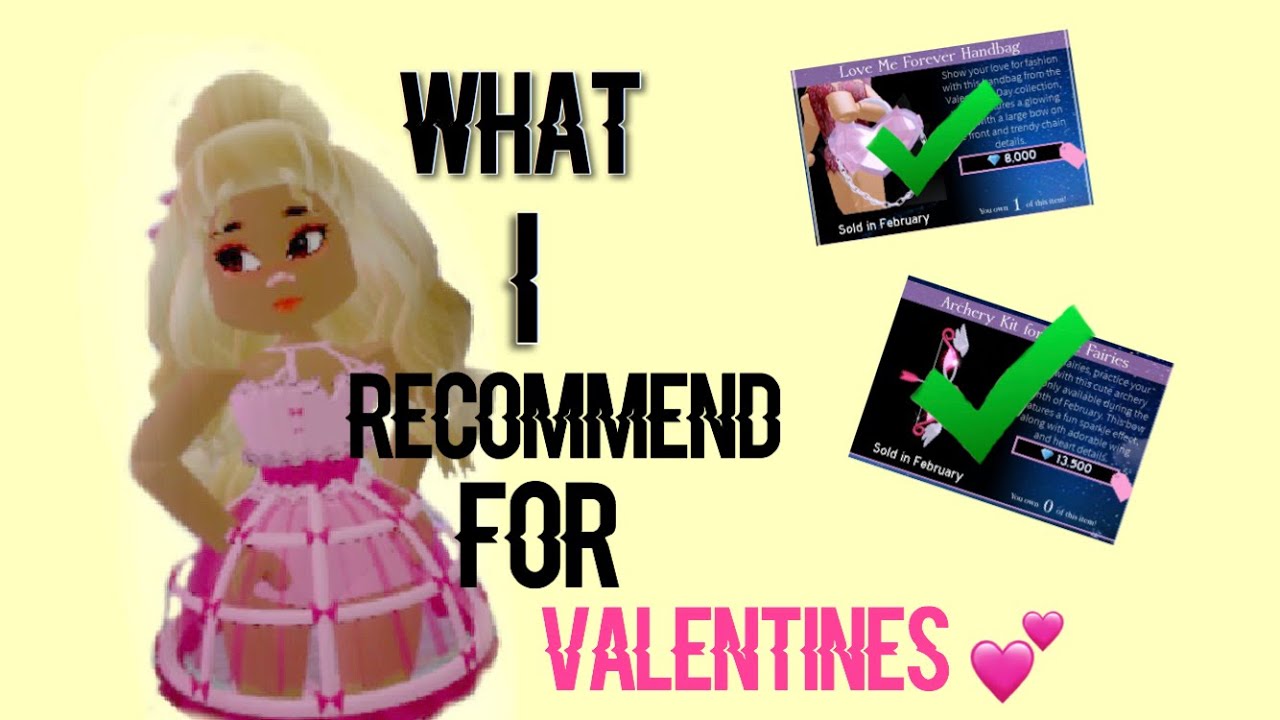 Accessories I Recommend You Getting In The Upcoming Valentines Update On Royale High Abbie S Outlet