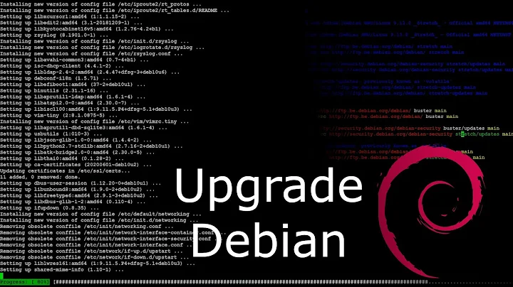 Upgrade Debian 9 (Stretch) to Debian 10 (Buster)