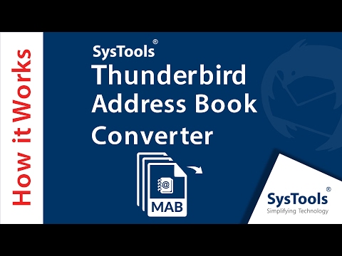 Thunderbird Address Book Converter | MAB Converter