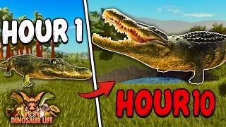 SURVIVING as Deinosuchus in Dinosaur Life! ⏐ ROBLOX 🐊🦖