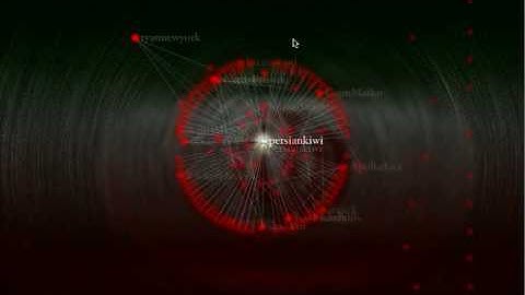 Twitter Visualization: "retweet revoution"