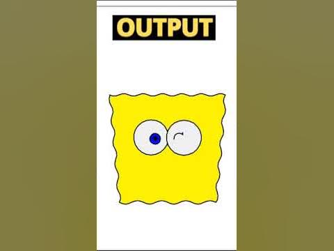 SpongeBob 🔥🔥 using python | How to create 'SpongeBob' using python ...