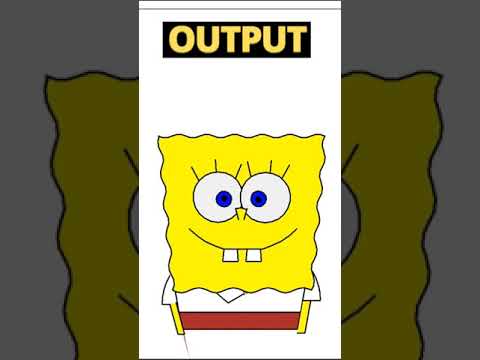 SpongeBob 🔥🔥 using python | How to create 'SpongeBob' using python ...