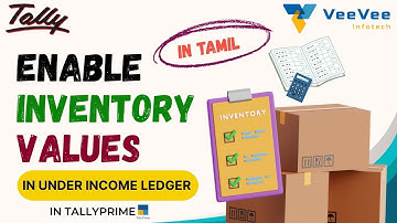 How to Enable Inventory Values under Income Ledger in Tally Prime | Step-by-Step Guide in Tamil