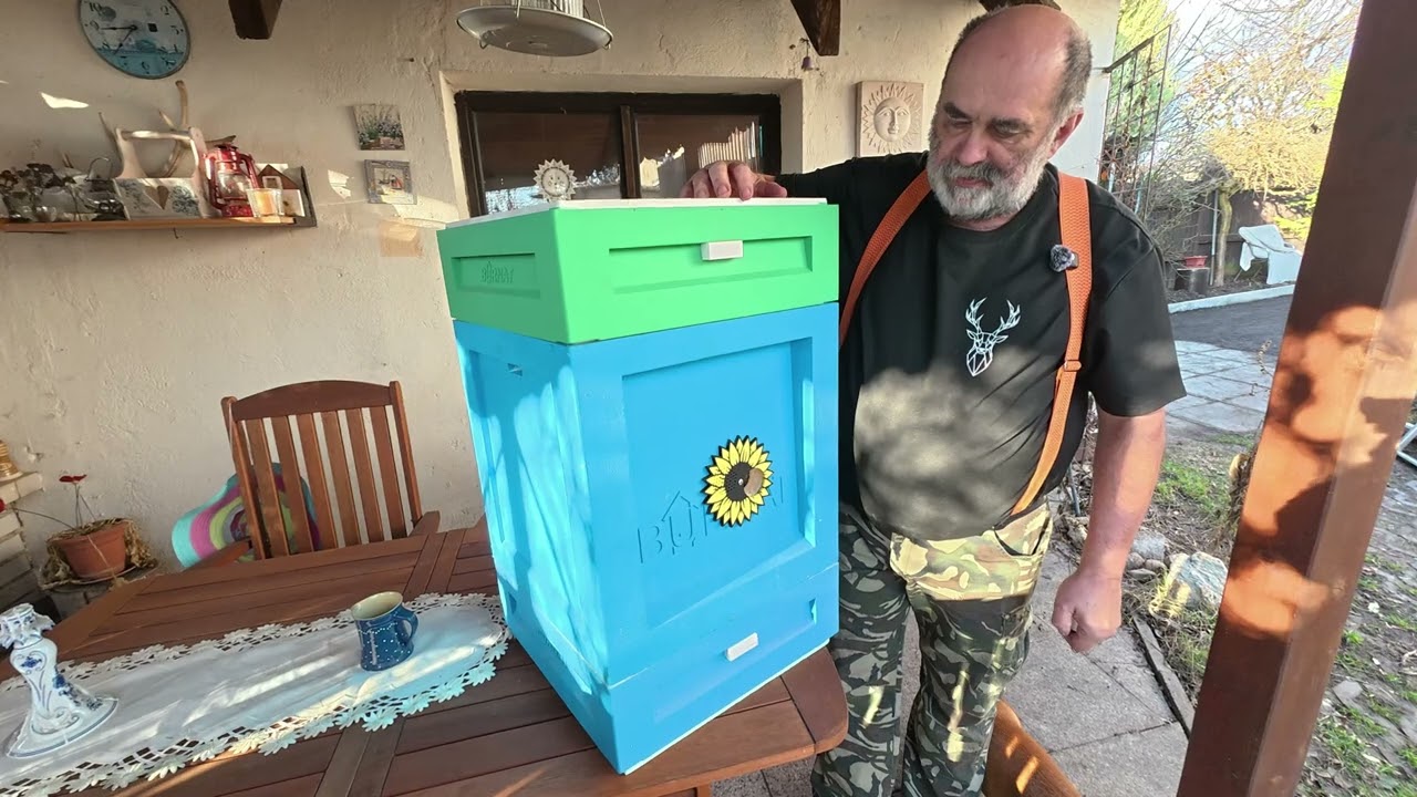 Kruhové česno v těle rámku nástavkového úlu!