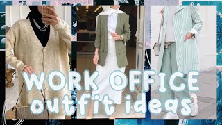 Hijab Muslim Work Office OOTD / style Aesthetic