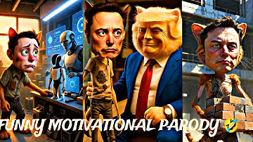 “Poor Cat Finds a Tesla Robot in Trash  | Funny Cartoon #entertainment