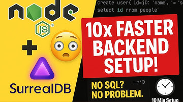 Connect SurrealDB to Node.js in Minutes 🕒🔥 | Beginner Friendly