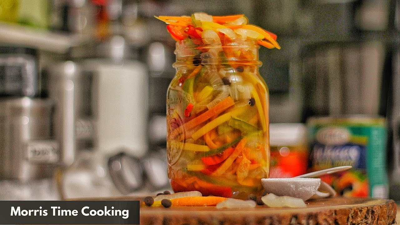 Jamaican Escovitch Pickle (Sauce) Lesson 141 Morris Time Cooking