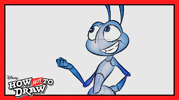 A Bug's Life Comes to Life! 🖌 | Flik | How NOT To Draw | @disneychannel